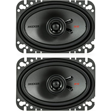 Black Pair Kenwood KFC-X463C Excelon 4x6 2-Way Speaker System 